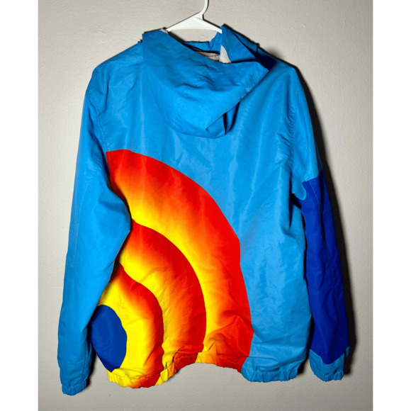 Looney Tunes Members Only Space Jam Tune Squad Full Zip Blue Windbreaker Jacket - Picture 6 of 9